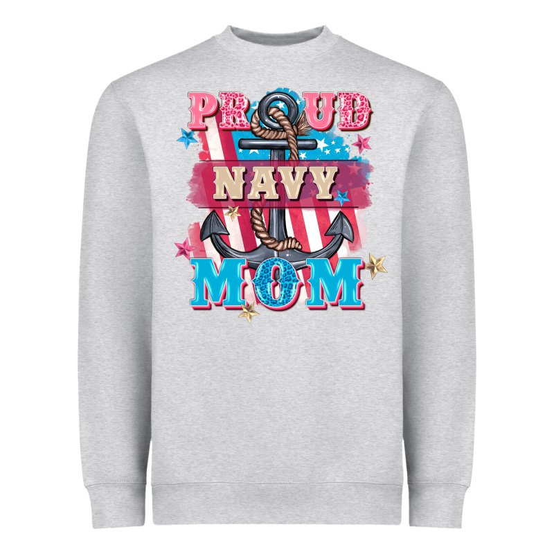 Proud Navy Mom Mother's Day Heavyweight Sweatshirt by FaDigitalArtStudio | Teevron