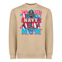 Mushroom Proud navy Mom Mother's Day Heavyweight Sweatshirt - FaDigitalArtStudio