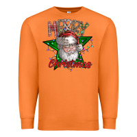 Carrot festive santa claus greeting Premium Sweatshirt - CowhideDigitalArt