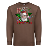 Chestnut festive santa claus greeting Premium Sweatshirt - CowhideDigitalArt