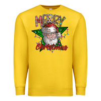 Lemon festive santa claus greeting Premium Sweatshirt - CowhideDigitalArt