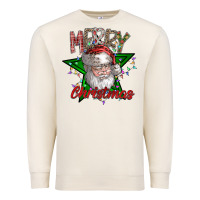 Sandshell festive santa claus greeting Premium Sweatshirt - CowhideDigitalArt