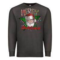 Smoke festive santa claus greeting Premium Sweatshirt - CowhideDigitalArt