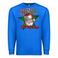 True Royal festive santa claus greeting Premium Sweatshirt - CowhideDigitalArt