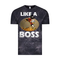Cloud Black like a boss duck tales art gift for fans Vintage Tee - trangStudio