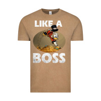 Vintage Coffee like a boss duck tales art gift for fans Vintage Tee - trangStudio