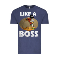 Vintage Denim like a boss duck tales art gift for fans Vintage Tee - trangStudio