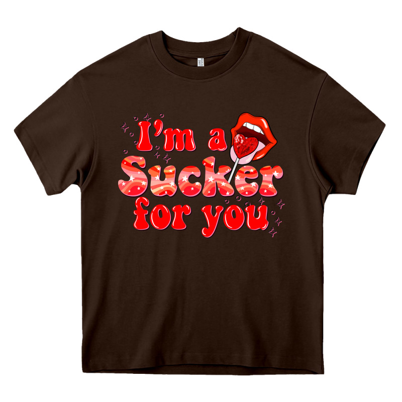 Im A Sucker For You Valentines The Day Heavy Core Tee by NancyCooperArtShop | Teevron
