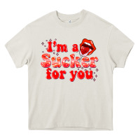 Cream im a sucker for you valentines the day Heavy Core Tee - NancyCooperArtShop
