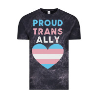 Cloud Black proud trans ally transgender Vintage Tee - trangStudio