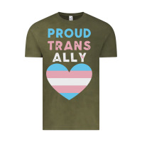 Proud Trans Ally Transgender Vintage Tee | Teevron