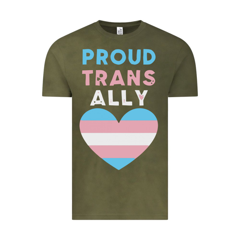 Proud Trans Ally Transgender Vintage Tee by trangStudio | Teevron