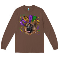 Chestnut Mardi gras hat german shepherd Long Sleeve Tee - RanaPortraitStore