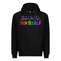 Black Western Dare To Be Yourself LGBTQ Premium Hoodie - BundleAndBundleShop