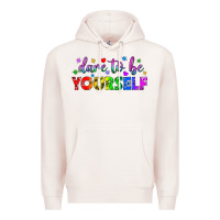 Pale Pink Western Dare To Be Yourself LGBTQ Premium Hoodie - BundleAndBundleShop