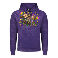 Cloud Purple Mardi Gras heifers Vintage Hoodie - NancyCooperArtShop