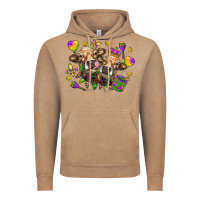 Mardi Gras Heifers Vintage Hoodie | Teevron