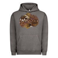 Pigment Tornado leopard cowhide glitter patches Urban Hoodie - Artiststas