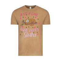 Vintage Camel Just A Girl Who Lowes Sloths Vintage Tee - Bettercallsaul