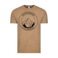 Vintage Coffee Durango Mountain City - Colorado State Souvenir Gift Vintage Tee - trangStudio