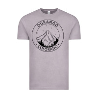 Vintage Zinc Durango Mountain City - Colorado State Souvenir Gift Vintage Tee - trangStudio