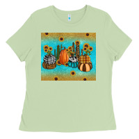 Matcha fall pumpkin tumbler Ladies Tee - RanaPortraitStore