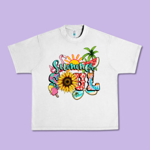 Summer Soul Urban Heavy Tee Designed By Nancycooperartshop