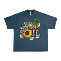 Midnight Navy summer soul Urban Heavy Tee - NancyCooperArtShop