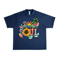 Navy summer soul Urban Heavy Tee - NancyCooperArtShop