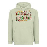 Matcha Surgical Technologist Heavyweight Hoodie - CowhideDigitalArt