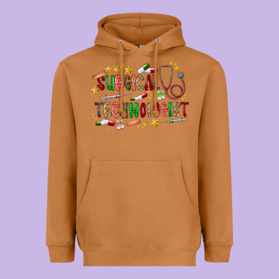 Surgical Technologist Heavyweight Hoodie Designed By Cowhidedigitalart