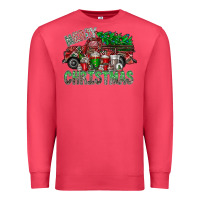 Cardinal merry christmas  truck Premium Sweatshirt - CowhideDigitalArt