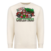 Sandshell merry christmas  truck Premium Sweatshirt - CowhideDigitalArt