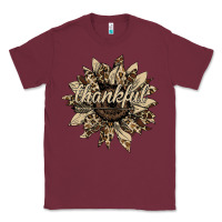 Burgundy Thankful Sunflower Classic Tee - Bettercallsaul