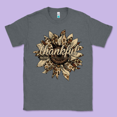 Thankful Sunflower Classic Tee Designed By Bettercallsaul
