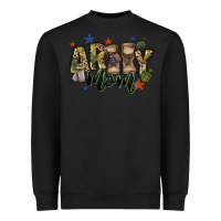 Black army mom Heavyweight Sweatshirt - FaDigitalArtStudio