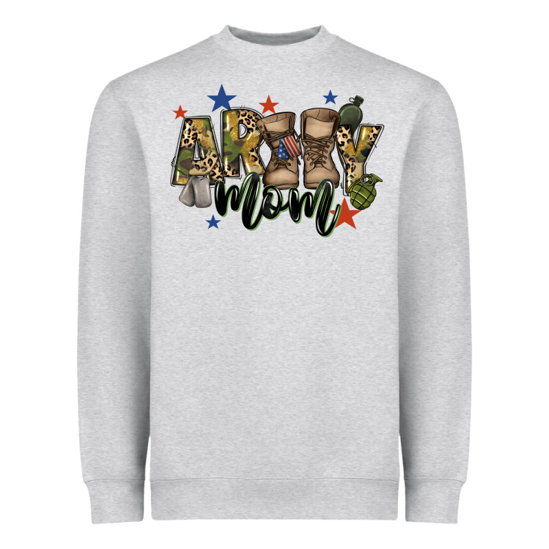 Army Mom Heavyweight Sweatshirt by FaDigitalArtStudio | Teevron