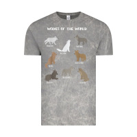 Cloud Rock Wolves Of The World Educational Wolf Gift Vintage Tee - trangStudio