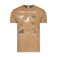 Vintage Camel Wolves Of The World Educational Wolf Gift Vintage Tee - trangStudio