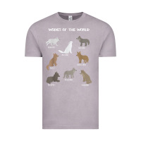 Vintage Zinc Wolves Of The World Educational Wolf Gift Vintage Tee - trangStudio