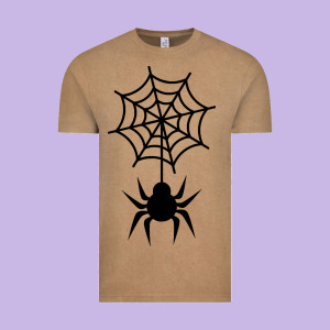 Spider T  Shirt Spider With Web 17971797 Vintage Tee Designed By Trangstudio