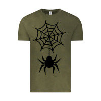 Vintage Olive spider t  shirt spider with web 17971797 Vintage Tee - trangStudio