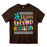 Chocolate Brown team second grade Heavy Core Tee - NancyCooperArtShop