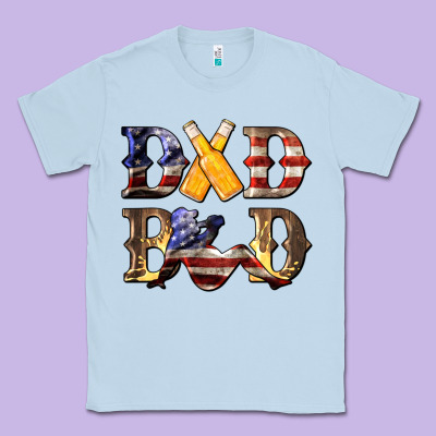 American Dad Bod Classic Tee Designed By Lillyallendesigns