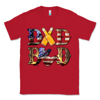 Red American Dad Bod Classic Tee - LillyAllenDesigns