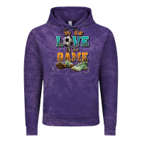 Cloud Purple For the love of the game Soccer Vintage Hoodie - NancyCooperArtShop
