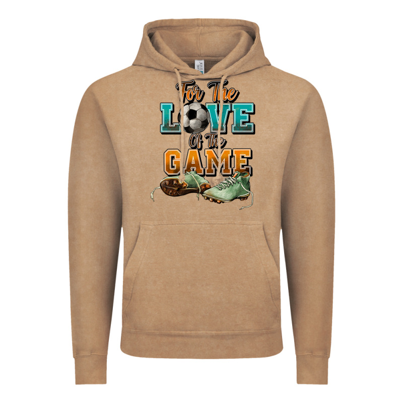 For The Love Of The Game Soccer Vintage Hoodie by NancyCooperArtShop | Teevron