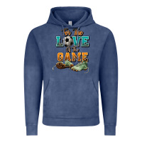 Vintage Denim For the love of the game Soccer Vintage Hoodie - NancyCooperArtShop