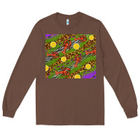 Chestnut Mardi Gras Crabs and lemons tumbler Long Sleeve Tee - HowdyJamesFarm