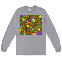 Heather Grey Mardi Gras Crabs and lemons tumbler Long Sleeve Tee - HowdyJamesFarm
